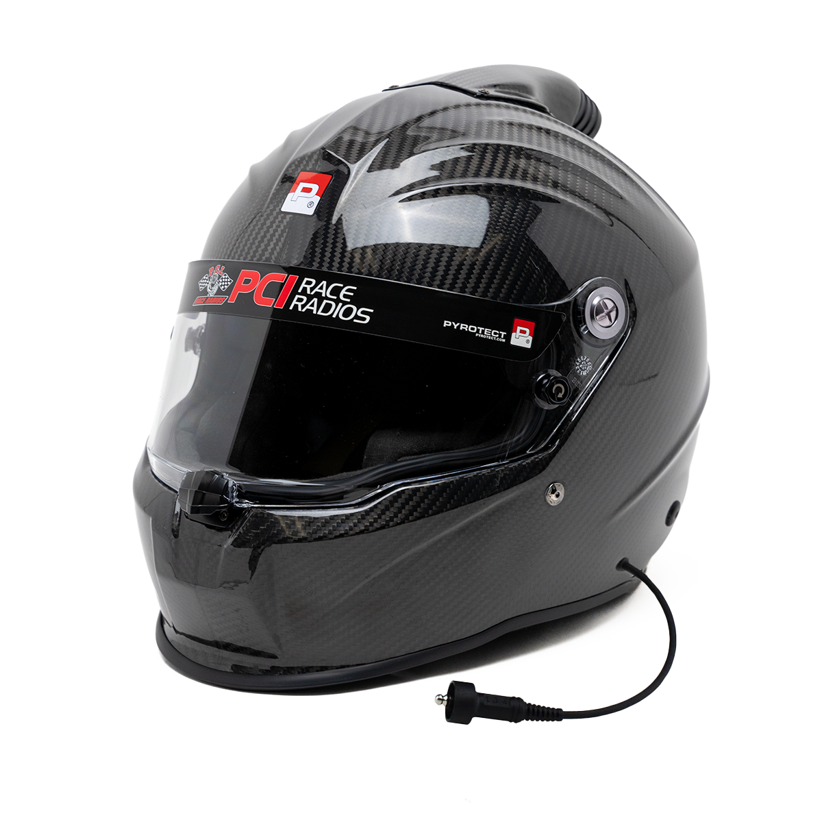 PCI Wired Pyrotect Pro Race Carbon Top Air Helmet