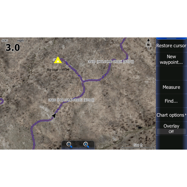 San Bernardino Lowrance Map V3