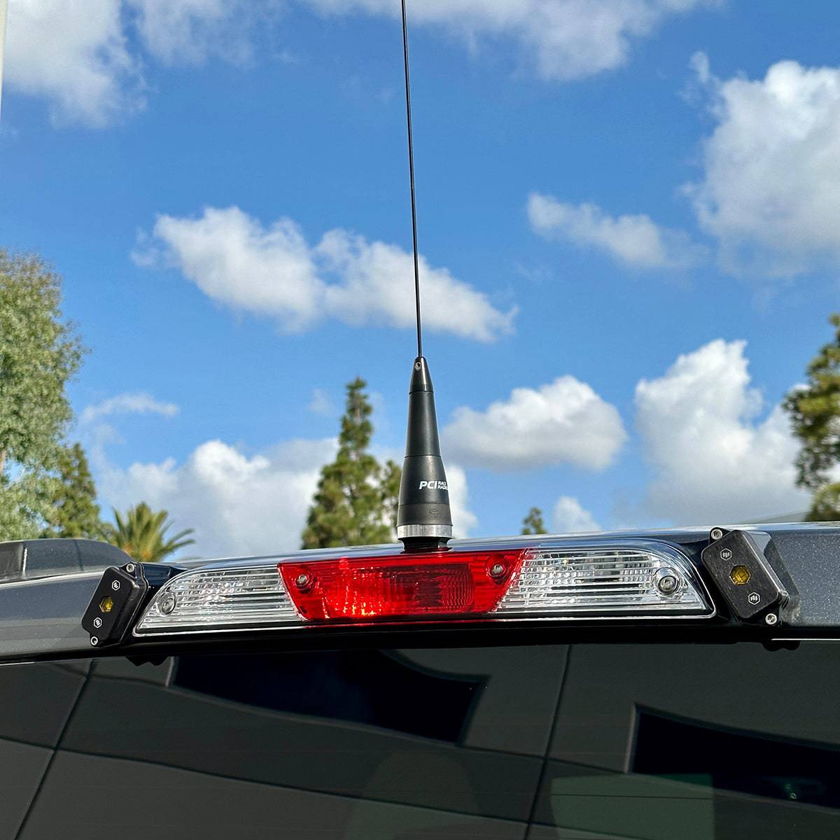 Brake Light Antenna Mount with LEDs