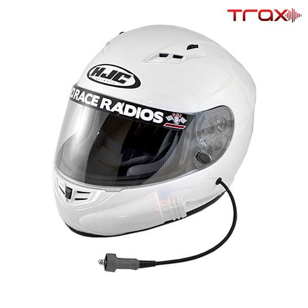 PCI HJC CS R3 DOT Helmet White XSmall PCI Trax Wiring Add RaceAir